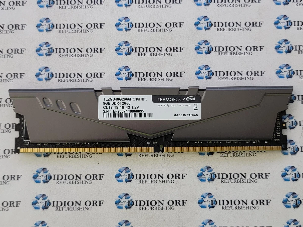 Team Group DDR4 SDRAM 8 GB Total Capacity Memory (RAM) for sale | eBay