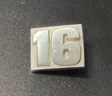 Renault 16 Vintage Metal Car Badge Emblem