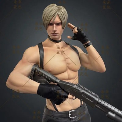 32cm Resident Evil Leon Kennedy GK PVC Figure Collectible Display Statue New Toy