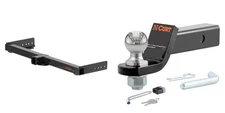 CURT Trailer Hitch Class 3 Tow Kit, 2in Ball Mount, Hitch Lock, Pin & Clip 13525