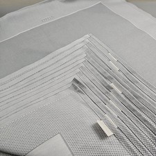 1860 FRETTE TABLE NAPKINS 23" X 23" Napkins Gray Lot Of 10 Shelf3 