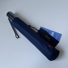 Ralph Lauren Men'S Folding Umbrella Safety W Jump Button Opening/Closing Men Acc