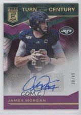 2020 Panini Donruss Elite Turn of the Century Purple 30/49 James Morgan Auto 8at