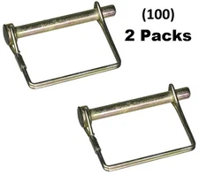 100 ea Double HH Mfg. 41980  2 Pack 5/16" x 2-1/4" Square Wirelock Hitch Pins