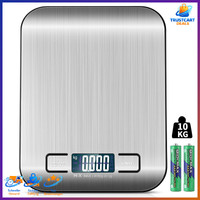 KüChenwaage Digital Lcd-Display Tara-Funktion PräZise Silber 5Kg Max Gewicht