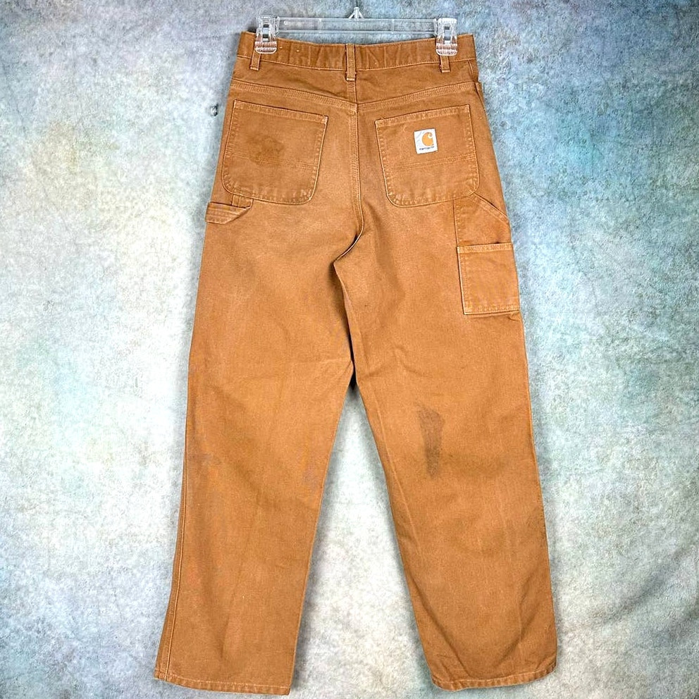パンツ Vintage carhartt pants Vintage 90s Carhartt Carpenter Pants Womans Sz 16 Tan Work