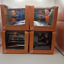 Home Depot 2013 Homer Four Christmas Ornament Set Tree Rent Hourly Buggy Ladder 