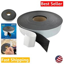 Versatile 50ft Flexible Magnet Roll 2" Wide, 1/16" Thick - Secure Adhesive Hold