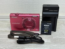 Nikon Coolpix S6200 rosa fotocamera digitale compatta testata funzionante venditore Giappone