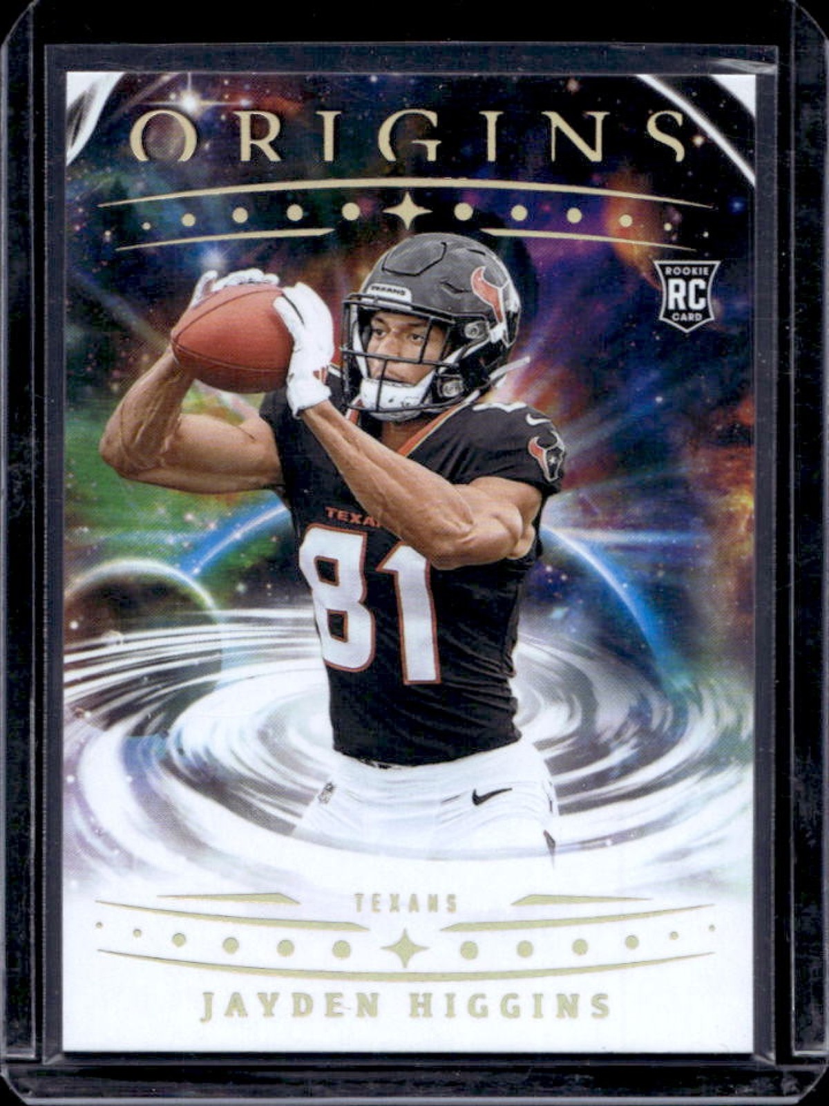 2025 Origins Jayden Higgins Rookie RC Rookie #132 Texans