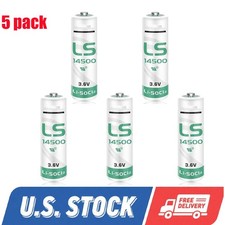5X for LS 14500 LS14500 AA 3.6V Lithium Battery. US STOCK 