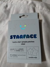 Starface Hydro-Star Pimple Patches Clear 32ct. Invisible Edge Stars B95-76