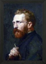 Portrait of Van Gogh Framed Wall Art Poster Canvas Print Picture