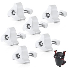 6 Pack Replacement Lid Fasteners Fits Fluval FX6 FX5 FX4 FX2 Filter REPL PARTS
