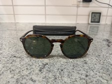 Persol PO 3281-S 24/31 Havana Tortoise Green Hand Made in Italy 52-21-145 Case