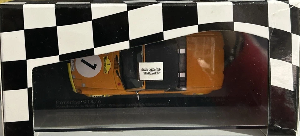 Minichamps 1/43 400706501 Porsche 914/6 #3 Marathon de la Route 1970 Larrousse - Photo 2/4