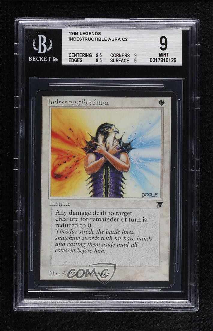 Indestructible Aura Magic: Legends BGS 9 MINT 1994