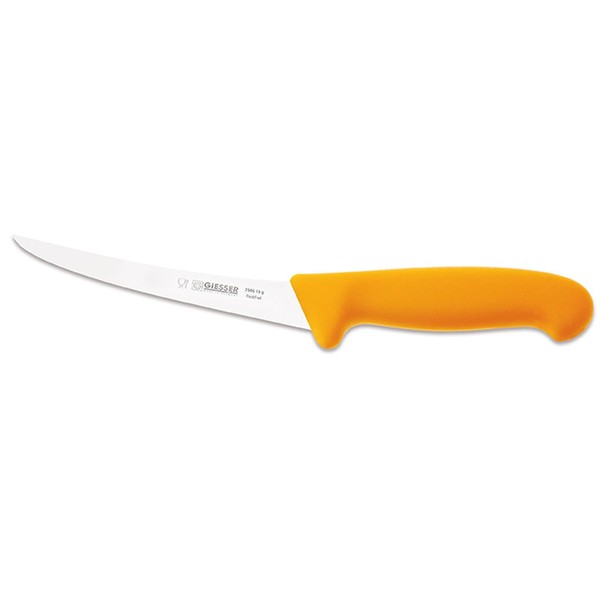 Giesser Ausbeinmesser 15 Cm Gelb Ausbeiner Schmale Halbflexible Klinge 2505 15 G-image