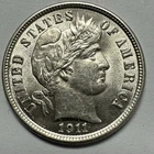 1911 Barber Dime 10C 90% Silver US Coin