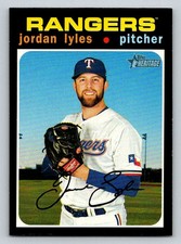 2020 Topps Heritage #718 Jordan Lyles SP (ref 186179)
