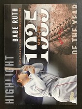 Babe Ruth 2015 Topps Update Highlight of the Year Boston Braves #H-63
