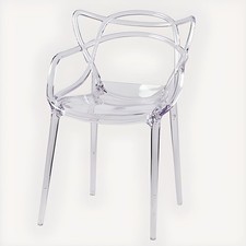 2X Scandinavian Minimalist Cafe Patio Bistro Garden Dining Chair Open Back Stack