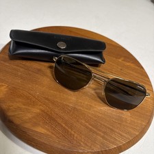 Randolph Eng. R/E USA Gold 5 1/2 Aviator Sunglasses New Old Stock