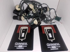 Guinness Beer String Of Lights + 2 Light Switch Covers. Prefect For ManCave Gift