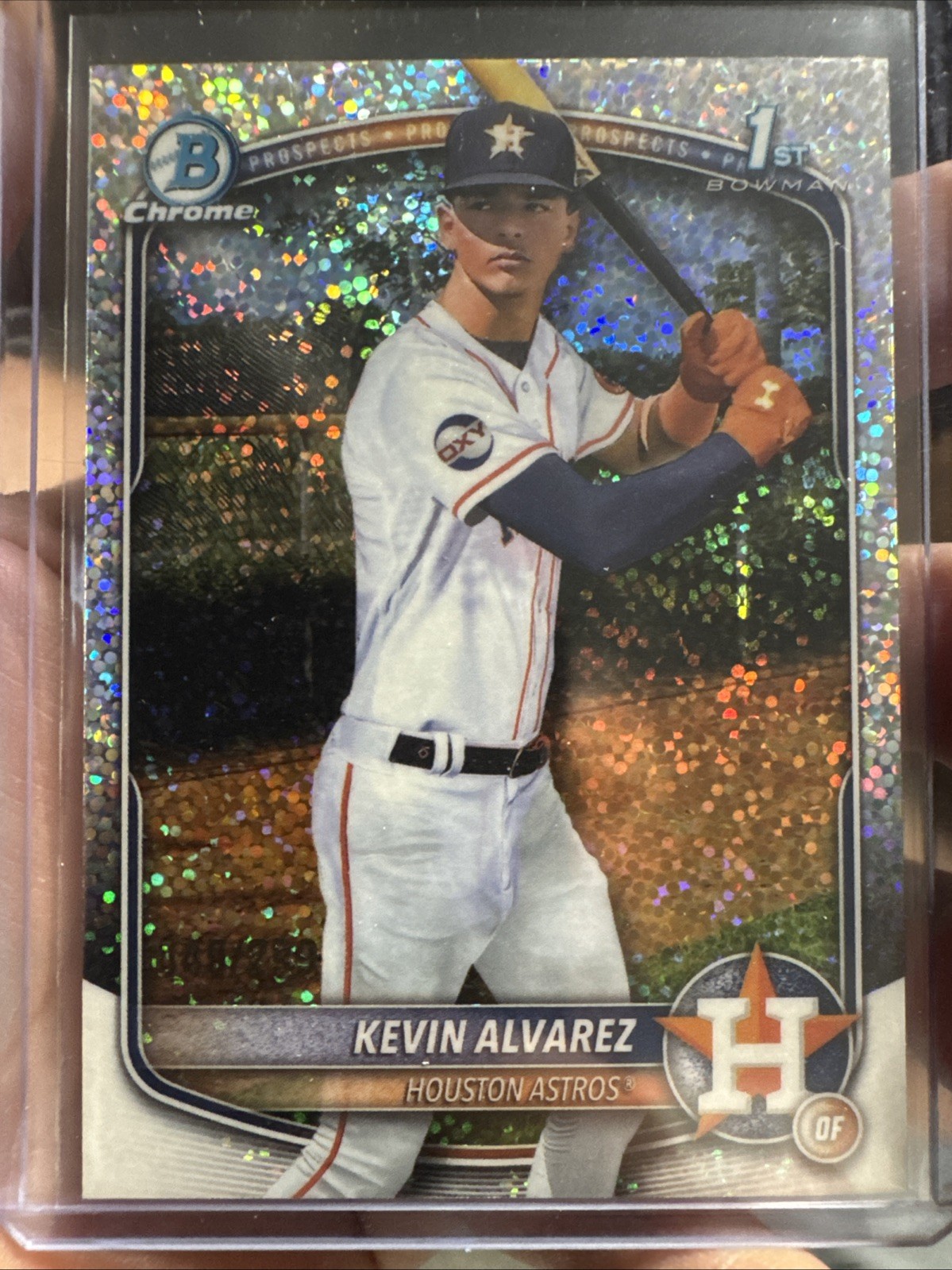2025 Bowman Chrome Kevin Alvarez #BCP-227 1st Bowman Speckle /299