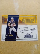2016 Contenders Rookie Roundup Hunter Henry Autograph RC #14 On Card. rookie card picture