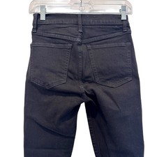 GAP True Skinny High Rise Black Jeans Size 25R 0 Fitted Slim Everyday Style