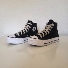 Converse Chuck Taylor All Star Lift Platform High Top Black Canvas womens UK 4