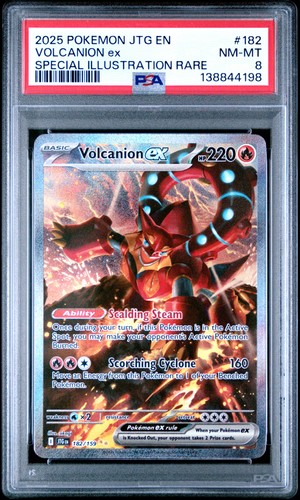 Volcanion ex graded PSA 8 for sale on eBay