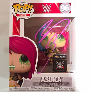 Asuka Signed Funko Pop! Vinyl Figure WWE #96 JSA Witnessed Autograph