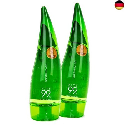 Holika Holika Pack Aloe Vera 99% Beruhigungsgel, 2x 250ml