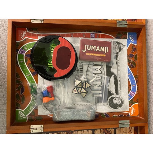 Jumanji wooden case board game complete - Afbeelding 8 van 8