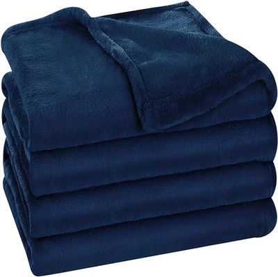 Fleece Blanket 300GSM Luxury Bed Blanket Anti-Static Fuzzy Soft Utopia Bedding