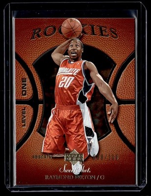 2005-06 Upper Deck Sweet Shot Level One Raymond Felton RC 098/100 Charlotte