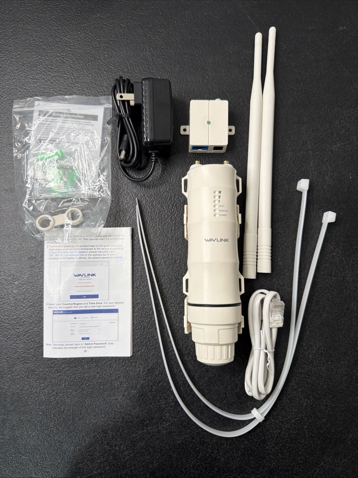 Wavlink WL-WN570HA2 Dual-Band AC1200 Outdoor Wireless Wi-Fi Extender Aerial HD3