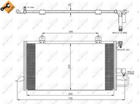 NRF 35248 Kondensator, Klimaanlage FüR Audi