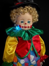 Haunted Clown Doll 17" - PETER, Age 12 ~ACTIVE~ Wants a Family, Playful Energy