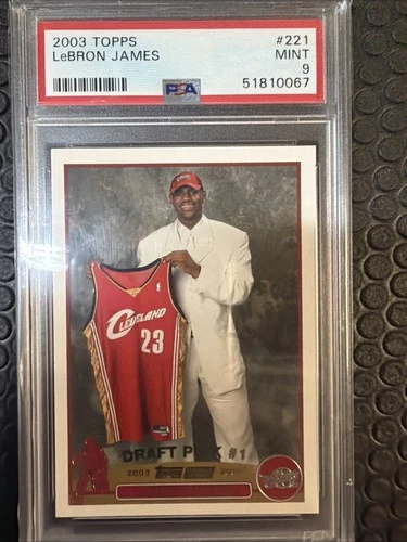 2003 Topps Lebron James PSA 9