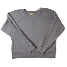 Madewell Womens Crewneck Sweatshirt Size M Lilac Cotton, Modal, Poly