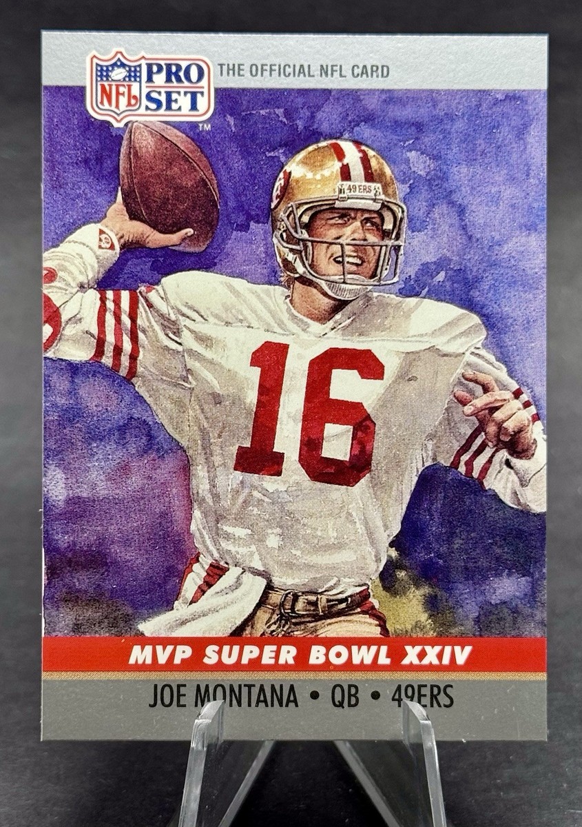 1990 Pro Set - Joe Montana #24 Super Bowl MVP Collectible San 