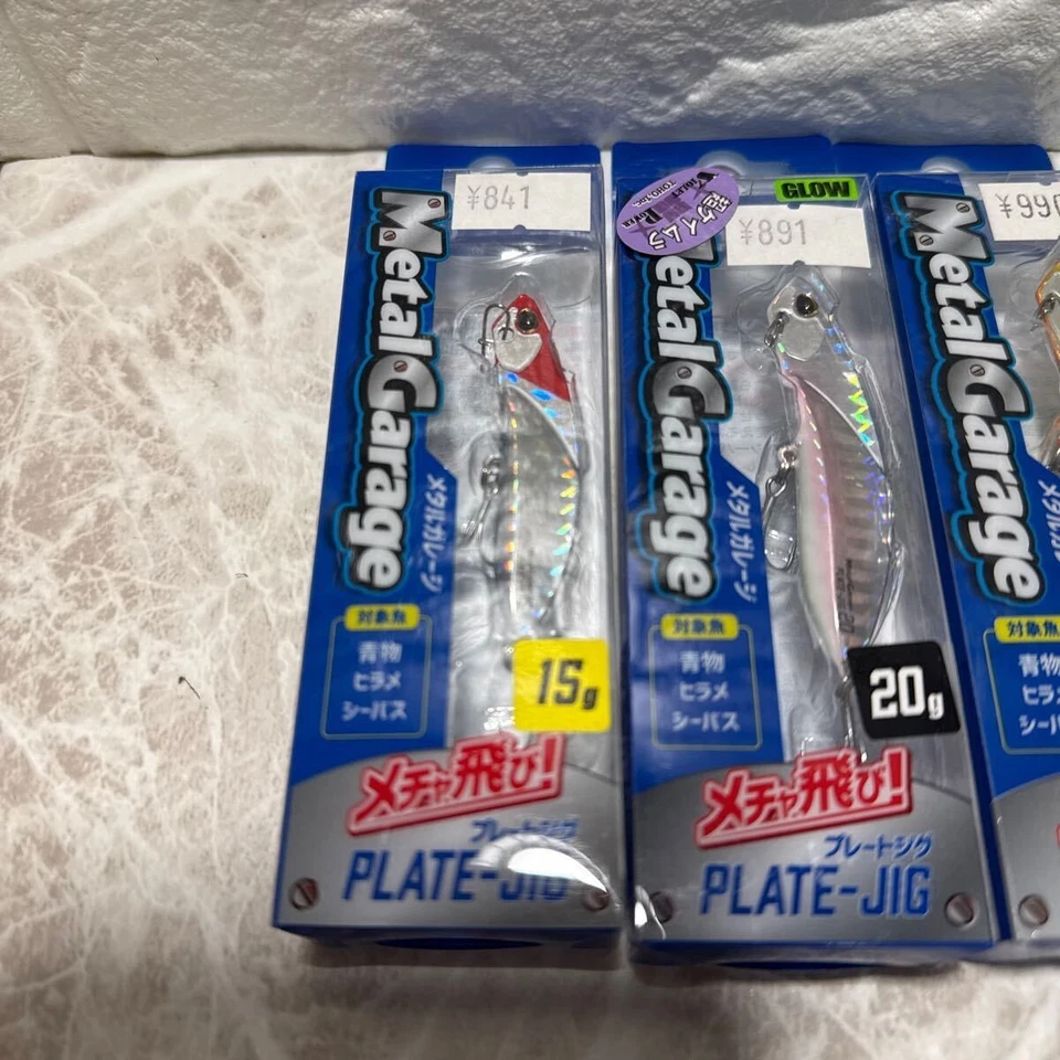 3 neue Metall Garage Plate Jigs DUO, für Blaufisch, Wolfsbarsch, Flunder, für - Bild 2 von 4