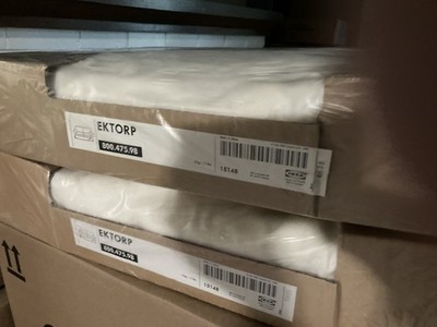 IKEA EKTORP Slipcover Cover Set White for EKTORP Sofa MPN 800.475.98