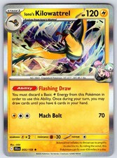 Iono's Kilowattrel 055/159 Holo Rare Journey Together Pokemon NM