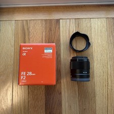 Obiettivo principale grandangolare full frame Sony FE 28mm F2 SCATOLA APERTA