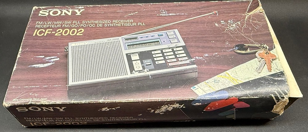 Sony ICF-2002 FM/LW/MW/SW PLL Synthesized Short Wave Radio