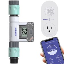 WiFi Water Flow Meter with Wireless Gateway, Water Meter for Garden Hose, Flo...